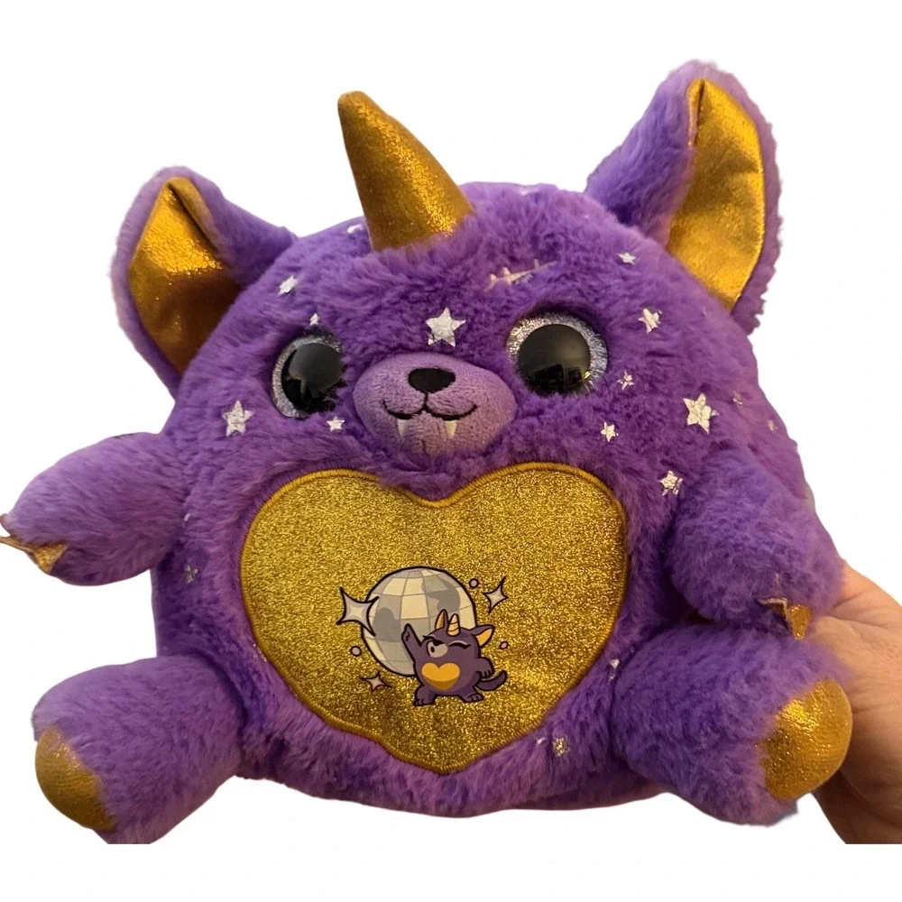 Rainbocorns Monstercorn Kids Howlie Glitter purple Unicorn Plush Zuru‎
